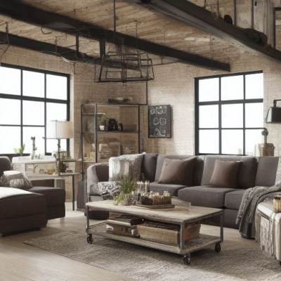 industrial decor living room designs (13).jpg
